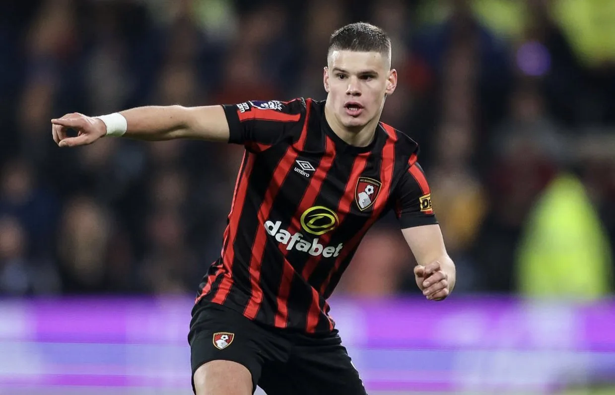 Manchester United Eyes Bournemouth’s Milos Kerkez for Left-Back Position Manchester United Eyes Bournemouth’s Milos Kerkez for Left-Back Position